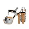 Женские туфли-стилеты премиум-качества с цветочным принтом, идеально подходящие для вечеринок
