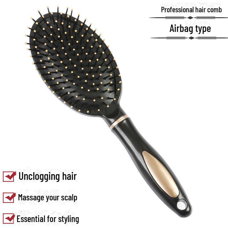 Массажная расческа для вьющихся волос с воздушной подушечкой и внутренней пряжкой - роликовая расческа для укладки для мужчин и женщин