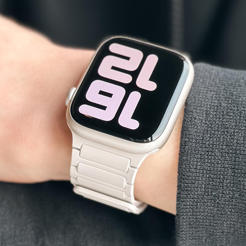 Встроенный магнитный ремешок для Apple Watch Магнитная лента Ultra 10 9 8 7 Se2 Se