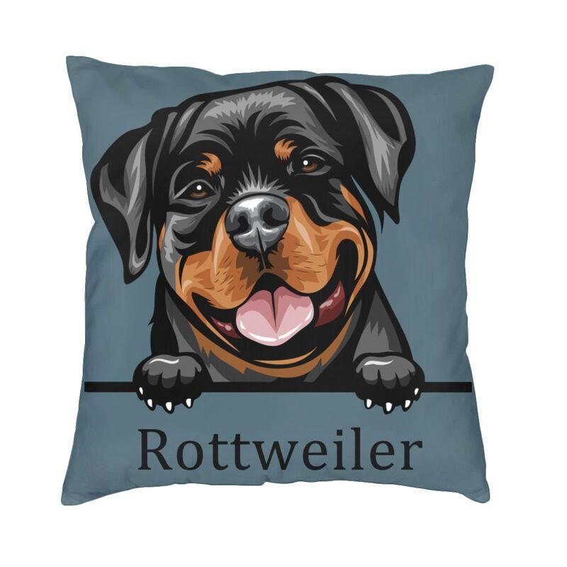 Чехол для подушки с собакой-ротвейлером, украшение для гостиной, 3D чехлы с принтом домашних животных, наволочки для дивана, автомобиля, наволочка Dakimakura
