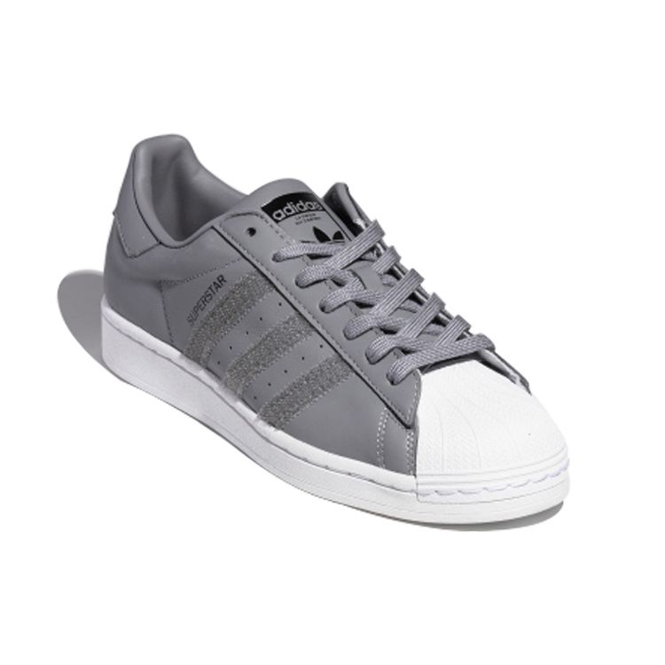 Adidas Originals Superstar Retro Casual Durable Low-Top Skate Shoes Unisex Sneakers Gray FX7766