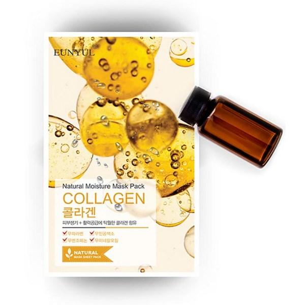 Eunyul Natural Collagen Mask Pack, 1 упаковка, 50 штук Популярная корейская косметика