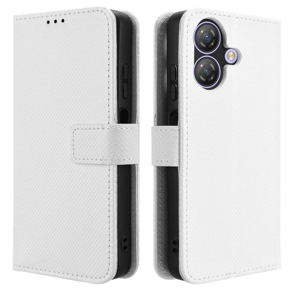 Для Ulefone Note 21 Чехол из ПУ кожи с ромбовидной текстурой Кошелек Чехол для телефона
