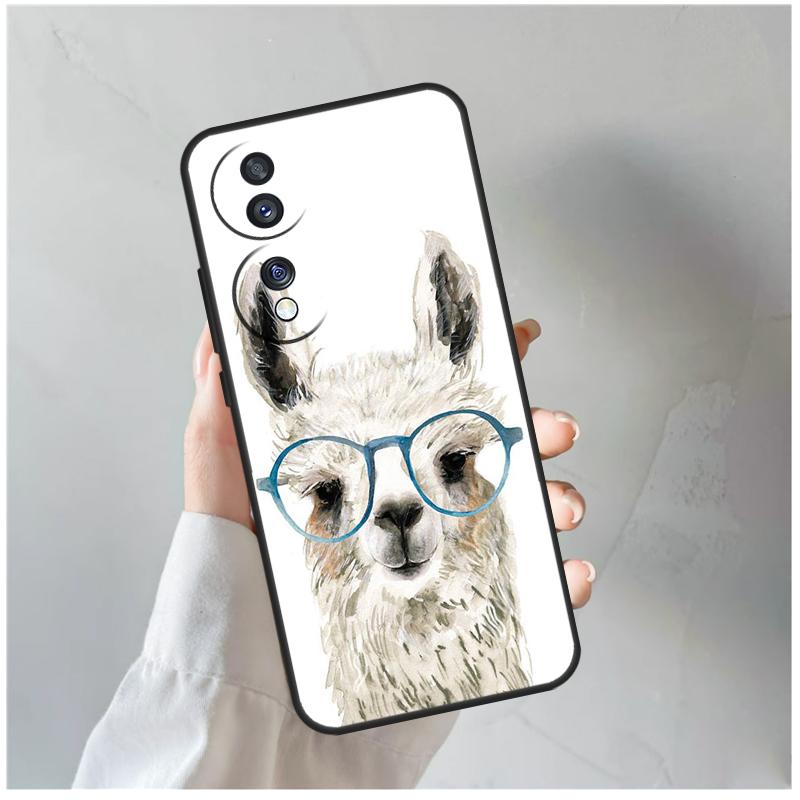 Лама Лама Альпака Для Honor Magic 5 6 7 8 Pro Чехол Для Honor 200 400 Lite 50 70 90 X8c X8b X9a X9b X9c X9d Win