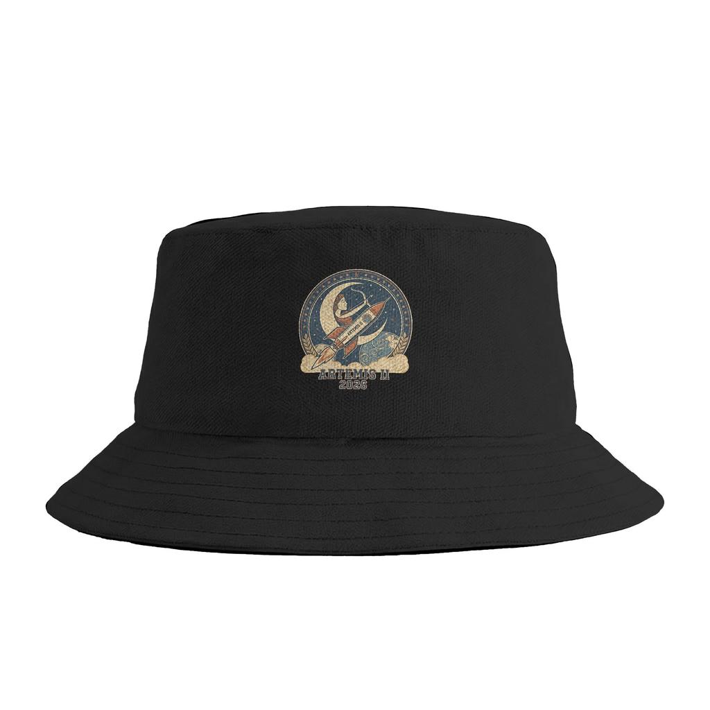 artemis ii () Bucket Hat Hip Hop FisherUnisex Caps Foldable Fishing Sun Hats For Unisex Women Korean Custom DIY Cap