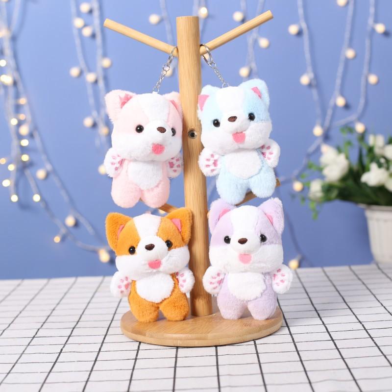 Альпака Маленький Подвеска Плюшевая Игрушка Милый Брелок для Сумки Кукла Украшения Верблюд Лошадь Халат Медведь