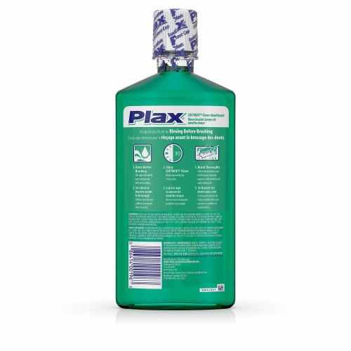 Plax Anti-Plaque Dental Rinse, Soft Mint - 24 Oz ()