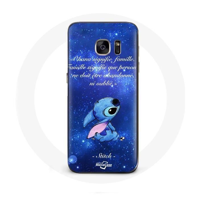 Чехол для Samsung Galaxy S6 Стич Охана Цитата