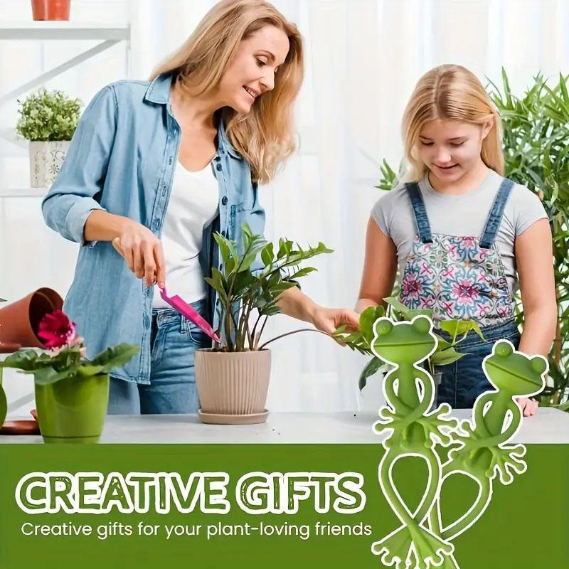 Frog-Shaped Plant Stand for Indoor Garden Decorations