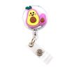 Easy Pull Buckle Nurse Badge Reel ID Card Retractable Badge Holder  Office School Supplies