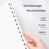 Брошюровщик GEPAD GP-20A на гребень, китайская вилка (адаптер в комплекте)
