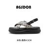 Augusteng Platform Sandals Women's 2025 New Summer National Style New Chinese Slippers Outer Wear Fairy Style Sandals