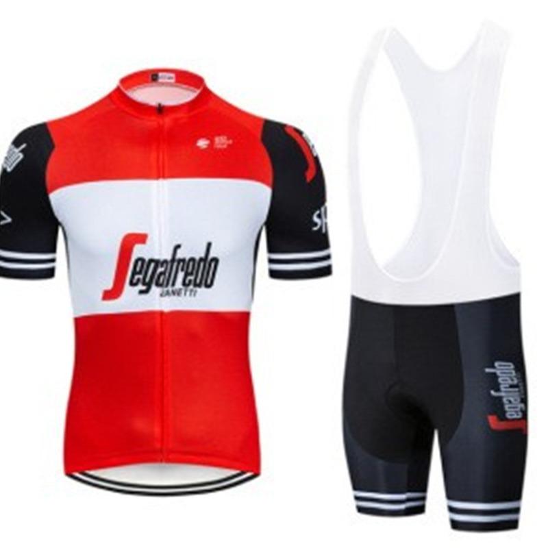 Summer Short Sleeve Cycling Suit Strap Set Breathable Men's and Women's Cycling Shirt Cycling Top Pants