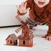 3D Головоломка Архитектура Строительство Деревянный Дом Поделки Своими Руками Наборы Домиков Пазлы Здания