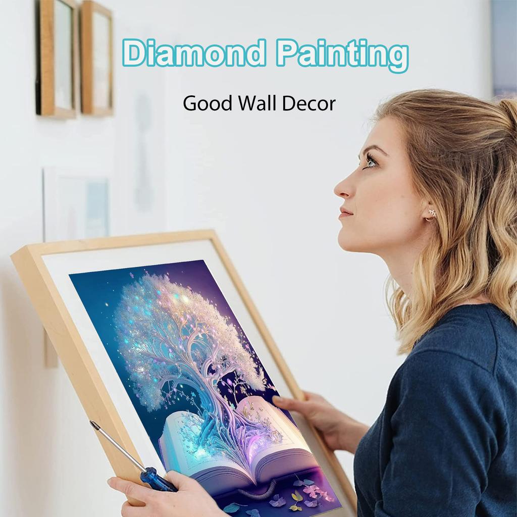 HuaCan Алмазная картина DIY Kit Пейзаж Картина Полный круглый дрель Мозаика Картины с деревом Вышивка Домашний декор