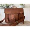 Genuine Leather Laptop Messenger Handmade Satchel Shoulder Bag