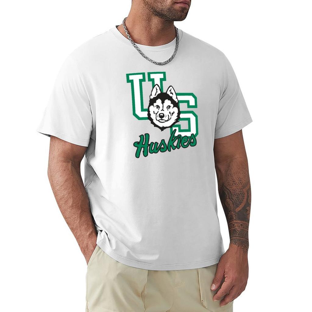 Saskatchewan College Huskies Logo1 TShirt tees vintage anime shirt graphics summer tops mens graphic tshirts big and tall