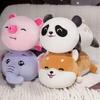 Soft Panda Elephant Doll Plush Toy Shiba Inu Pig Doll Home Pillow Muppet Doll