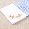 High End Electroplated Gold Silver Signal Gun Copper Cufflinks Men's French