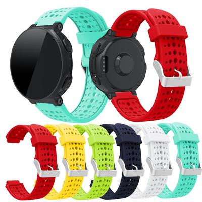 Однотонный силиконовый ремешок для часов Garmin Forerunner 235/620/735XT - Круглое отверстие, Запасной браслет S5/S6.