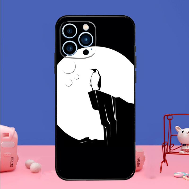 Cute Penguin Phone Case For iPhone 17 16 15 13 11 12 14 Pro Max mini 15 16 Plus 16e 17 Air Bumper Cover
