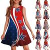 Girl Summer Dress Sleeveless Printed Color Casual Dress