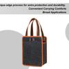 Felt Wine Bottle Bag Travel Felt Tote Bag for Wine Bottles Handle Design Wine Bottle Carrier for Camping and Picnics Gift
