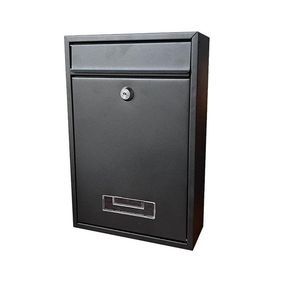Iron Tinplate Letter Boxes Safe Locking Large Mail Drop Box Metal Email Suggestion Box  Front Door