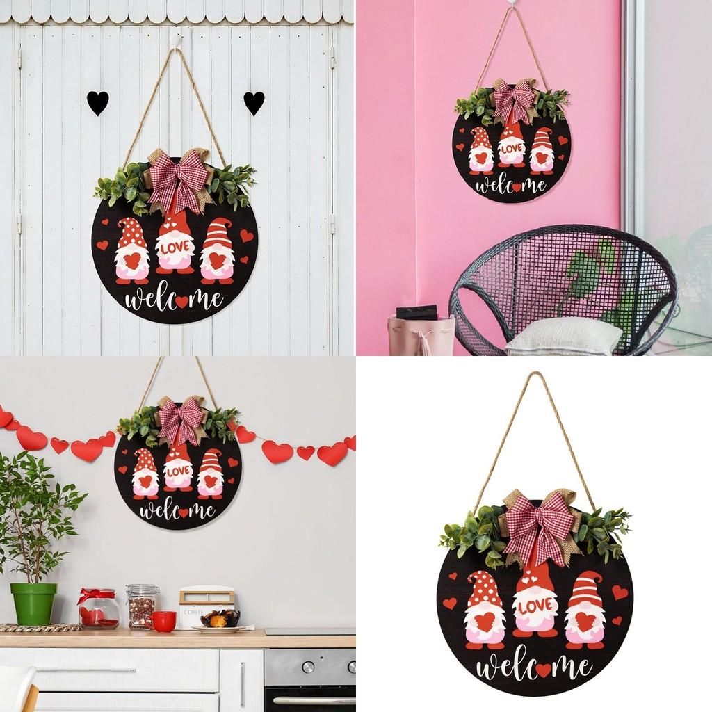 Креативный День Матери Любовь Гном Приветственная Табличка С Красным Бантом И Сердечным Декором