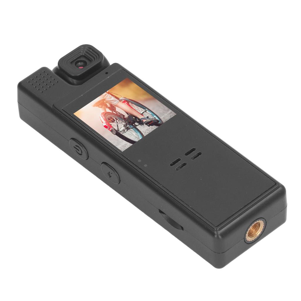 Cycling Recorder 1.3 Inch Color Screen Backclip Sports Camera 180 Degree Rotatable Angle Built In Battery