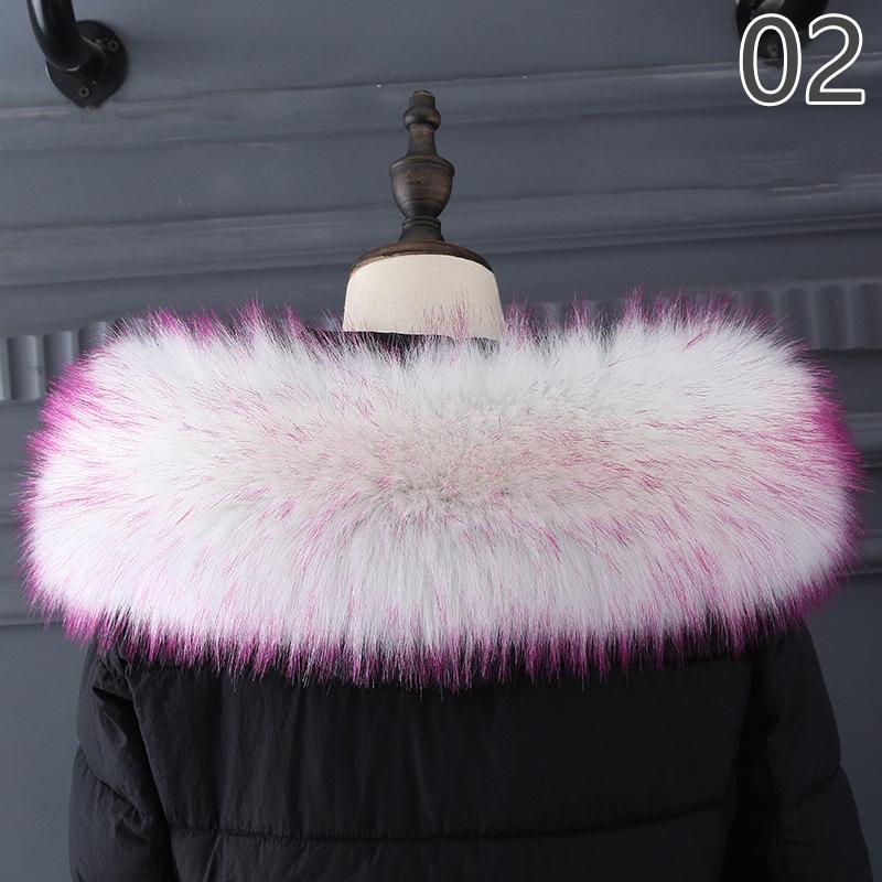 Women Neckerchief Faux Fur Collar Fluffy Collar Warm Wrap Shawl Scarves Soft Fur Scarf Winter Warm
