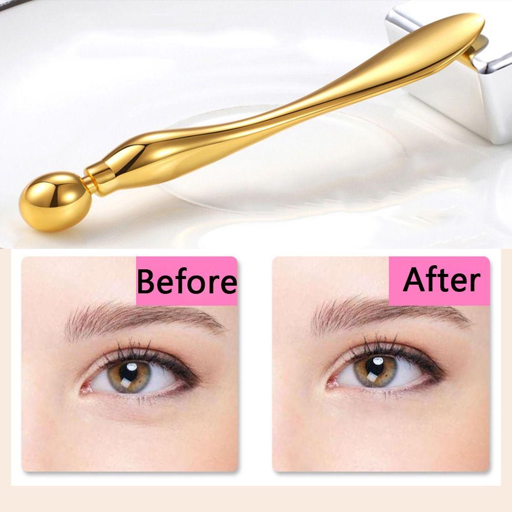 Палочки для массажа глаз из цинкового сплава, цинковые, металлические, против морщин, косметические шпатели, инструменты для ухода за глазами