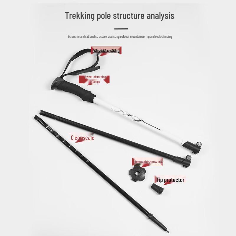 Tolex Foldable Hiking Trekking Pole