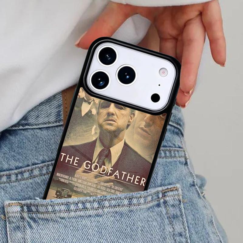 United States TV The Godfather soft Phone Case for iPhone 17ProMax 12 13 14 15 16e 17 Pro Max Plus Air Cover