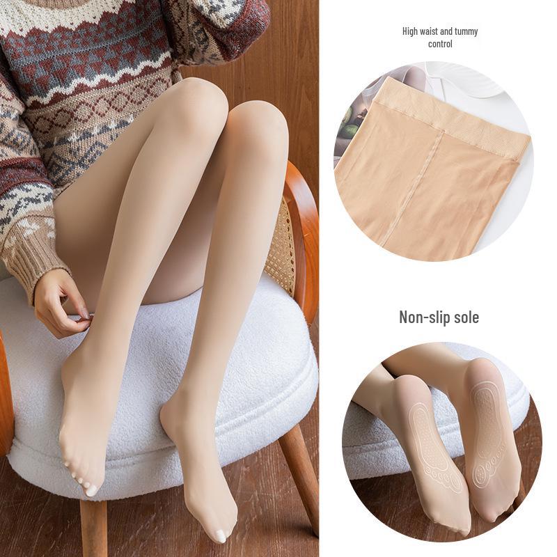 YH Cat Paw Anti-Snag Fishnet Stockings Slimming Horse Oil Nude Base Pants