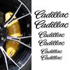 3D Car Caliper Stickers Brake Cover Vinyl Film Body Decals for Cadillac Escalade CTS DTS STS XTS ATS CT5 CT6 XT5 XT6 Accessories