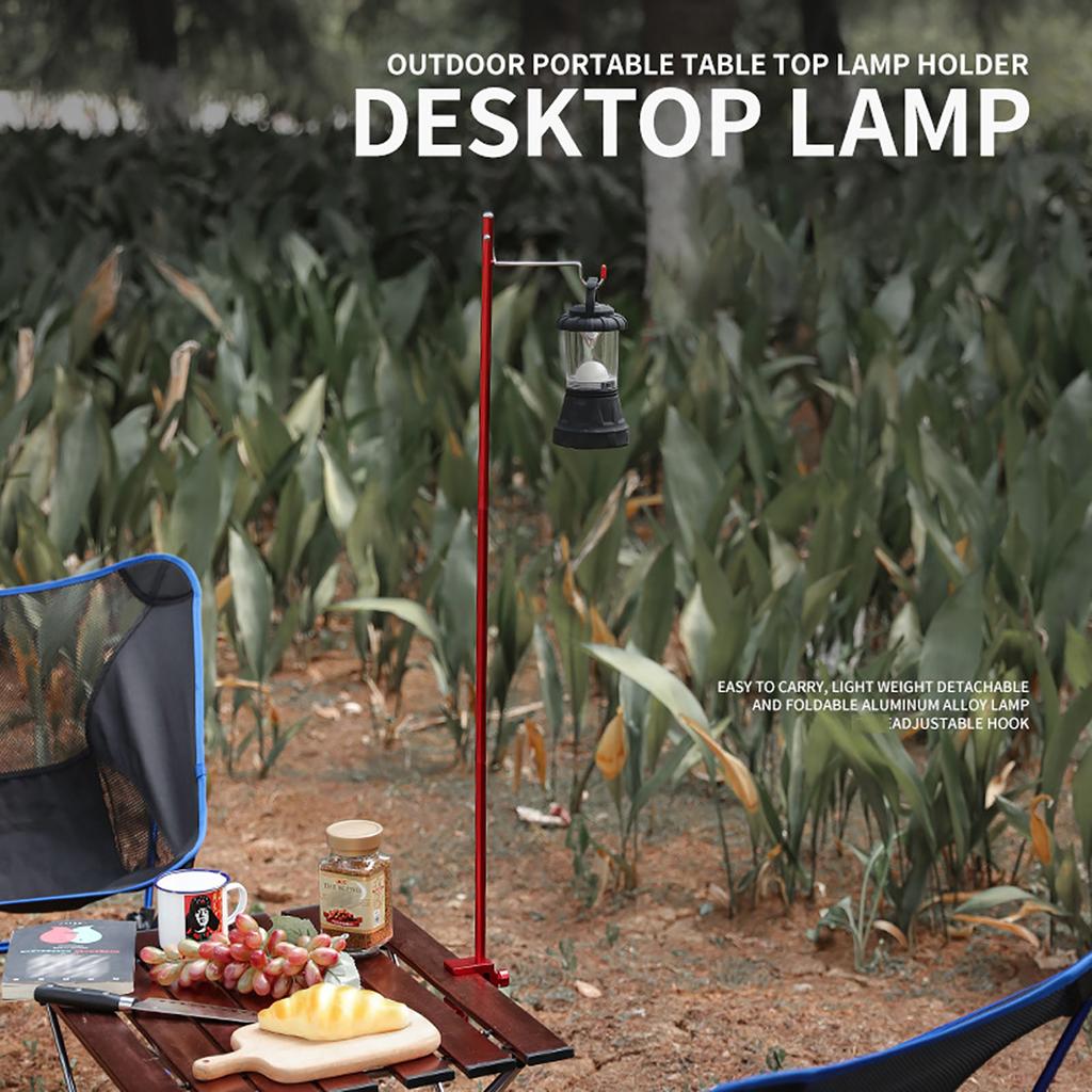Detachable Lantern Stand Lamp Tripod Camping Lamp Bracket Lamp Holder Portable Camping Accessory