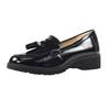 Lunar Womens/Ladies Vivi Patent Faux Leather Loafers