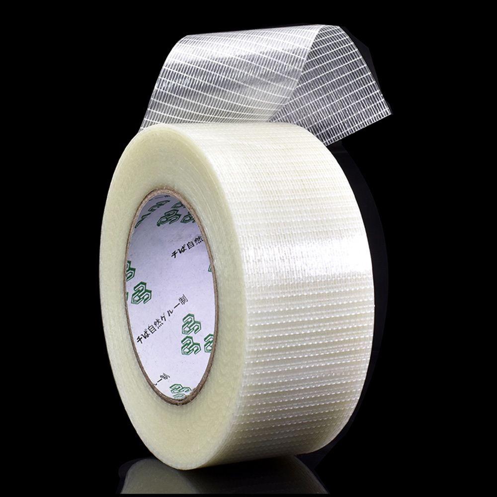 Mesh Tape Single-Sided Grid Fiber Tape Reinforced Tape Glass Fiber Tape Adhesive Tape