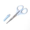 Multifunctional Beauty Makeup Scissors Stainless Steel Round Head Nose Hair Scissors  Makeup Tools
