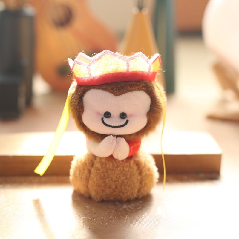 The Journey To West Monkey King Plush Stuffed Toy Keychain For Backpack Decor