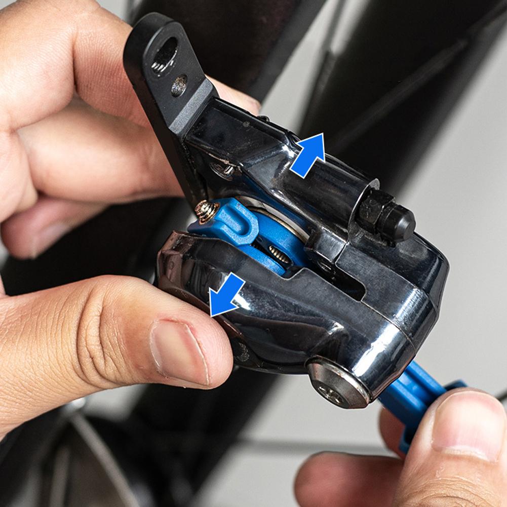 Инструмент для вдавливания поршня гидравлического дискового тормоза велосипеда Пластиковый инструмент для установки поршня гидравлического дискового калипера велосипеда для регулировки тормозного калипера