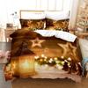 Merry Christmas Bedding Set 3D Print Single Twin Full Queen King Size Christmas Gift Bed Set Aldult Kid Bedroom Duvetcover Sets