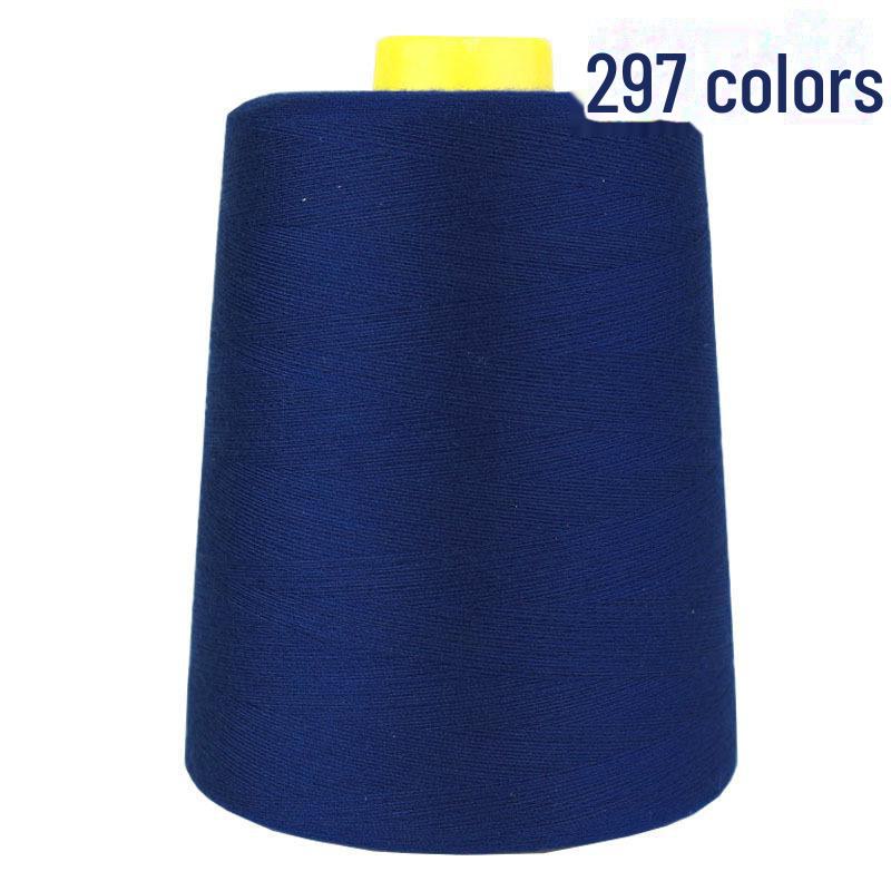 402 High-Speed Polyester Sewing Thread, 8000 Yards, Black & White for Industrial Sewing Machines