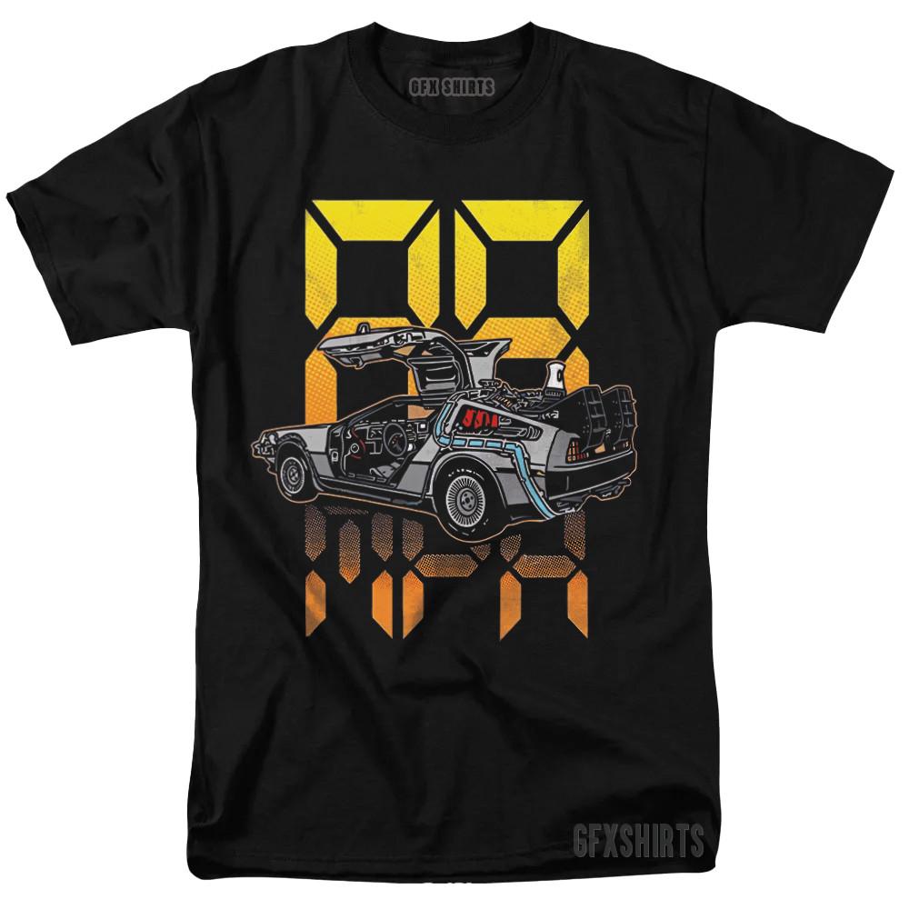 Back To The Future Shirt Delorean Classic Movie Vtg Poster Promo Design T-shirt