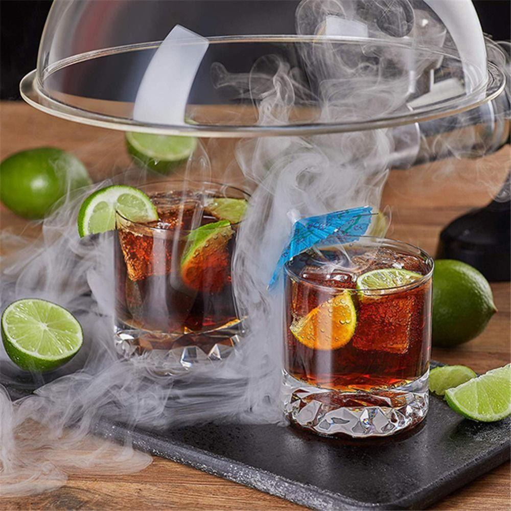 Kitchen Cooking Food Display Cake Cloche Fume Hood Smoking Dome Cover Smoke Hood Dessert Lid