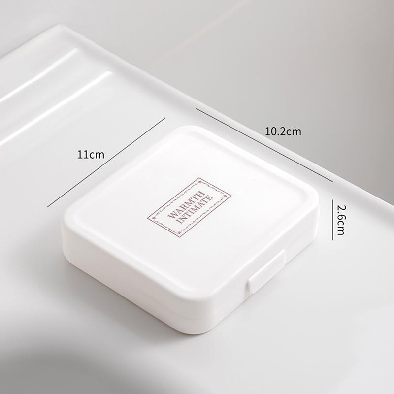 Женская коробка для хранения гигиенических прокладок и тампонов, портативная, водонепроницаемая, пыленепроницаемая, органайзер, простая коробка для гигиенических прокладок с рисунком