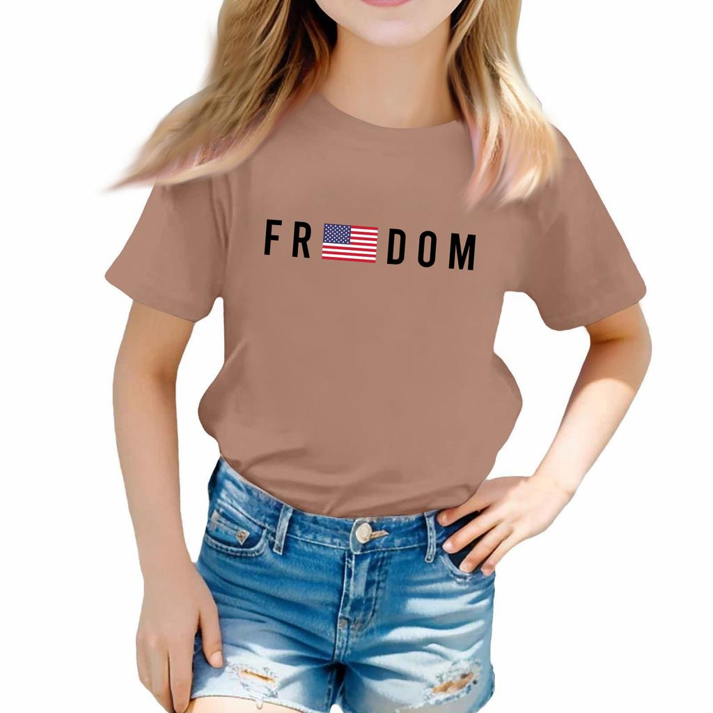 Футболки для малышей, для девочек и мальчиков, детские топы, футболки с принтом с коротким рукавом для мальчиков и девочек 1-12 лет, Летние