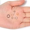 200pcs/lot 3-12mm Iron Jump Rings Split Rings Connectors Stainless steel DIY Jewelry Finding Making Accessories Wholesale Supply