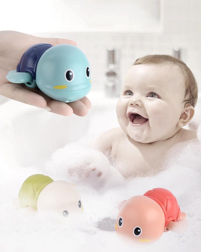 Bath Toy for 1-Year-Old Babies, Rainbow Shower Turtle Bath Toy, Water Play Toy, Kids Toy, Bath Toy, Birthday Gift, Baby Shower Gift